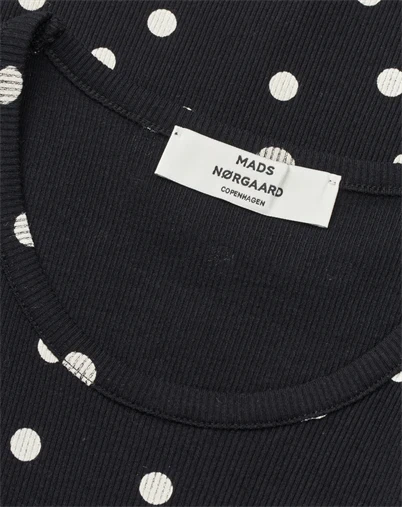 Mads Nørgaard - Addie Top - Dot AOP Black
